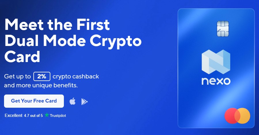  Криптовалютная карта Nexo Card